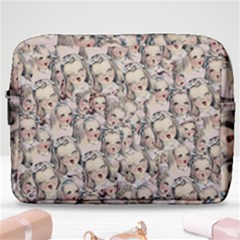 Vintage Singing Heads Make Up Pouch (large) by snowwhitegirl