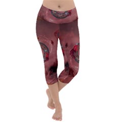 Wonderful Dream Catcher Lightweight Velour Capri Yoga Leggings by FantasyWorld7