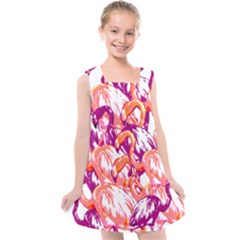 Flamingos Kids  Cross Back Dress by StarvingArtisan