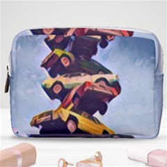 Pretty Colors Cars Make Up Pouch (medium) by StarvingArtisan