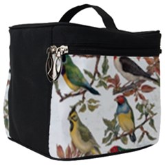 Vintage Birds Make Up Travel Bag (big) by Valentinaart