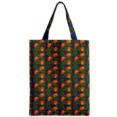 Mandarins Teal Blue Zipper Classic Tote Bag by snowwhitegirl