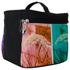 Color Block Queen Annes Lace Collage Make Up Travel Bag (big) by okhismakingart