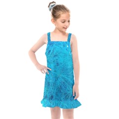 Turquoise Pine Kids  Overall Dress by okhismakingart