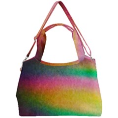 Rainbow Streaks Double Compartment Shoulder Bag by okhismakingart