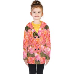 Folded Pink And Orange Rose Coat by okhismakingart