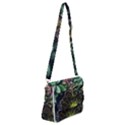 Succulents Shoulder Bag with Back Zipper View1