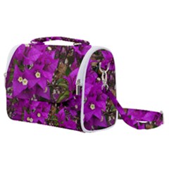 Bougainvillea  Satchel Shoulder Bag by okhismakingart