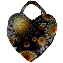 Star Mystical Fantasy Giant Heart Shaped Tote by Pakrebo