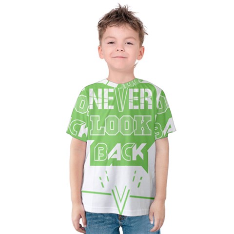 Never Look Back Kids  Cotton Tee by Melcu