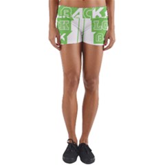 Never Look Back Yoga Shorts by Melcu