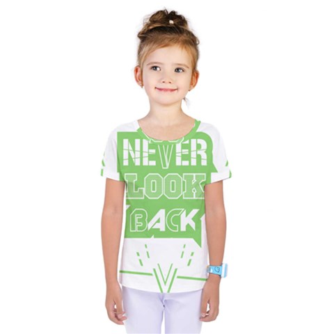 Never Look Back Kids  One Piece Tee by Melcu