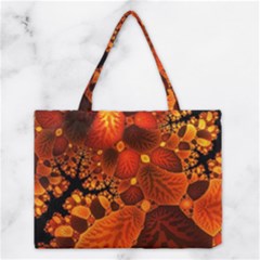 Leaf Autumn Nature Background Medium Tote Bag by Pakrebo