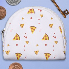 Pizza Pattern Pepperoni Cheese Funny Slices Horseshoe Style Canvas Pouch by genx