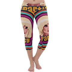 Katya Zamolodchikova Logo Capri Yoga Leggings by milliahood