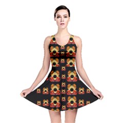 Sweets And  Candy As Decorative Reversible Skater Dress by pepitasart