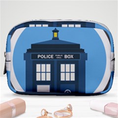 Doctor Who Tardis Make Up Pouch (small) by Sudhe