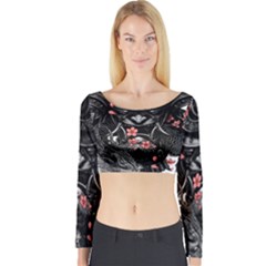 Sleeve Tattoo  Samurai Long Sleeve Crop Top by Sudhe