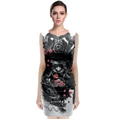 Sleeve Tattoo  Samurai Classic Sleeveless Midi Dress by Sudhe