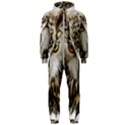 Vector Hand Painted Owl Hooded Jumpsuit (Men)  View1