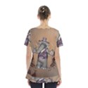 Funny Cartoon Elephant Skirt Hem Sports Top View2