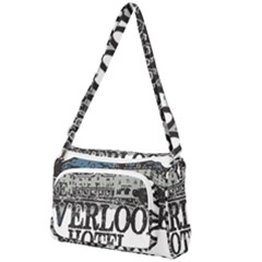 The Overlook Hotel Merch Front Pocket Crossbody Bag by milliahood