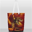 Awesome Dinosaur, Konda In The Night Full Print Rope Handle Tote (Small) View1