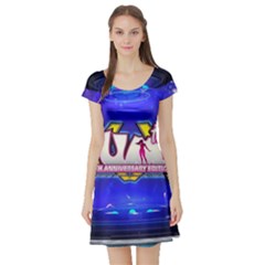 Pump Short Sleeve Skater Dress by pumpndance