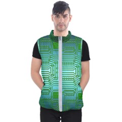 Board Conductors Circuits Men s Puffer Vest by HermanTelo