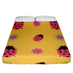 Ledy Bird Fitted Sheet (california King Size) by HermanTelo