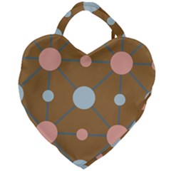 Planets Planet Around Rounds Giant Heart Shaped Tote by HermanTelo