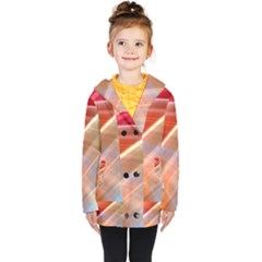 Wave Background Pattern Abstract Kids  Double Breasted Button Coat by HermanTelo