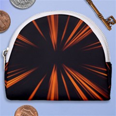 Abstract Light Horseshoe Style Canvas Pouch by HermanTelo