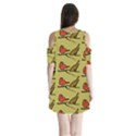 Bird Animal Nature Wild Wildlife Shoulder Cutout Velvet One Piece View2