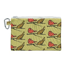 Bird Animal Nature Wild Wildlife Canvas Cosmetic Bag (large) by HermanTelo