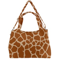 Giraffe Skin Pattern Double Compartment Shoulder Bag by HermanTelo