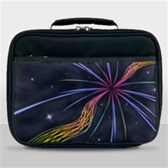 Stars Space Firework Burst Light Lunch Bag by HermanTelo