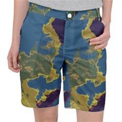 Map Geography World Pocket Shorts by HermanTelo