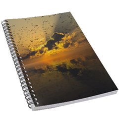 Sunset Reflection Birds Clouds Sky 5 5  X 8 5  Notebook by HermanTelo