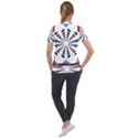 Star Illusion Mandala Short Sleeve Zip Up Jacket View2