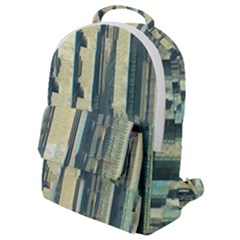 Texture Abstract Buildings Flap Pocket Backpack (small) by Pakrebo