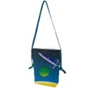 Rocket Spaceship Space Folding Shoulder Bag View1