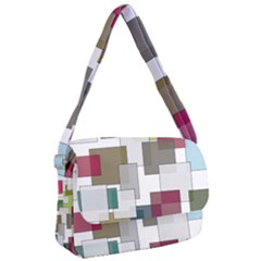 Wallpaper Texture Plaid Courier Bag by HermanTelo