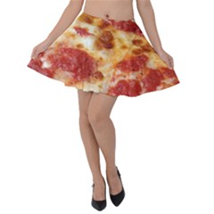 Pizza Velvet Skater Skirt by TheAmericanDream