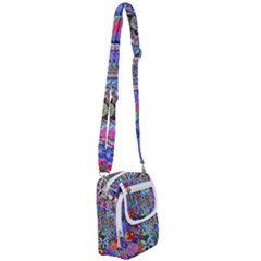 Abstract Forest  Shoulder Strap Belt Bag by okhismakingart