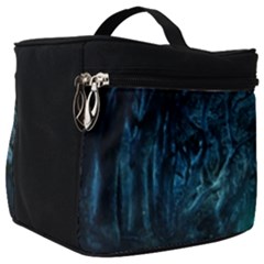 Trees Road Moonlight Avenue Make Up Travel Bag (big) by Nexatart