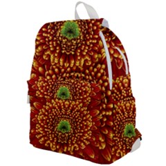 Flower Dahlia Red Petals Color Top Flap Backpack by Nexatart