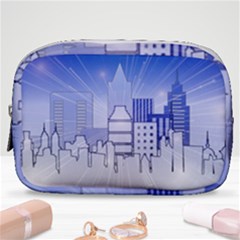 City Architecture Building Skyline Make Up Pouch (small) by Pakrebo