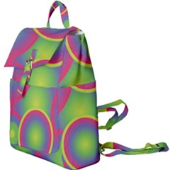 Background Colourful Circles Buckle Everyday Backpack by HermanTelo