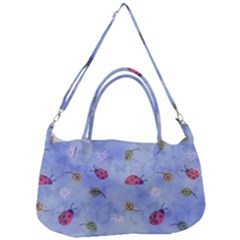 Ladybug Blue Nature Removal Strap Handbag by HermanTelo